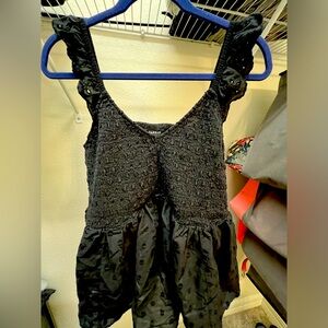 Torrid black babydoll top
